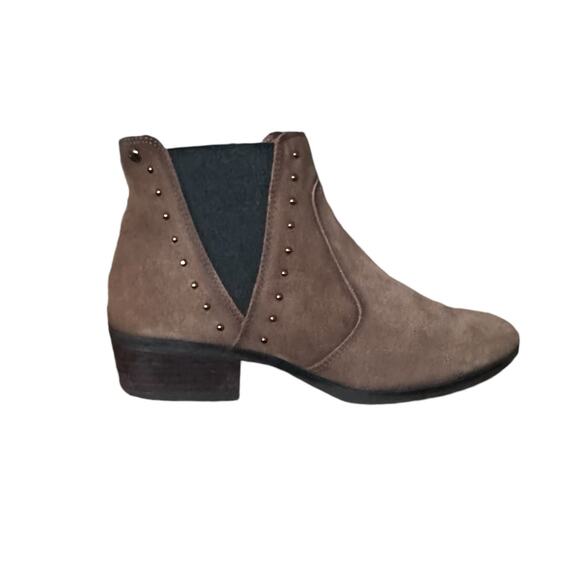 Pikolinos Suede Ankle Boot Size 39/ US8.5 Brown Tan Stud Detail - Picture 1 of 7